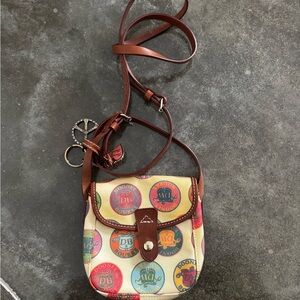 Dooney & Bourke Colorful Logo Crossbody Bag